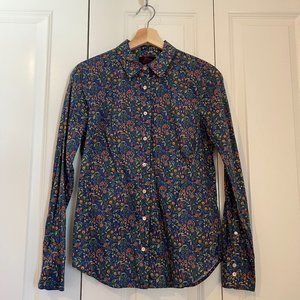 J Crew sz6 Liberty Art Prints Shirt